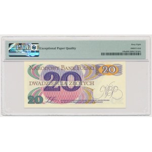 20 złotych 1982 - S - PMG 68 EPQ