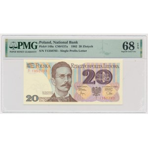 20 złotych 1982 - T - PMG 68 EPQ
