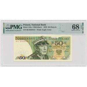 50 złotych 1975 - BC - PMG 68 EPQ