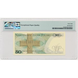 50 złotych 1975 - BN - PMG 68 EPQ