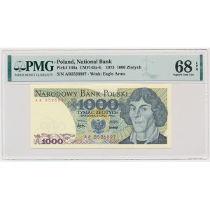 1.000 złotych 1975 - AR - PMG 68 EPQ