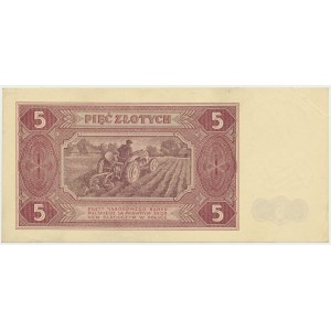 5 złotych 1948 - A - pierwsza seria