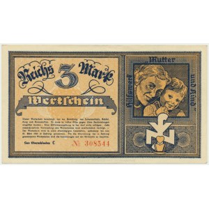 Katowice, 3 reichsmark 1944