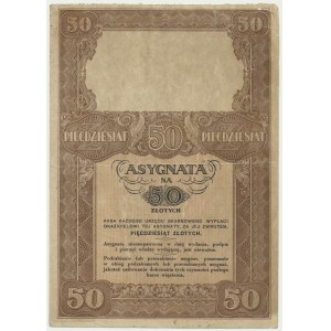 Asygnata na 50 złotych 1939