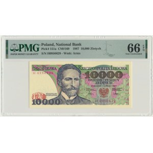10.000 złotych 1987 - H - PMG 66 EPQ