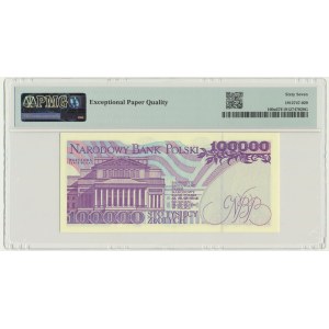 100.000 złotych 1993 - AE - PMG 67 EPQ