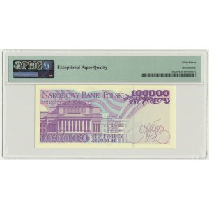100.000 złotych 1993 - AD - PMG 67 EPQ