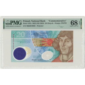 20 złotych 2023 - M. Kopernik - PMG 68 EPQ