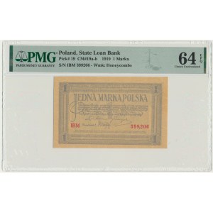 1 marka 1919 - IBM - PMG 64 EPQ