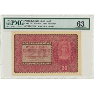 20 marek 1919 - II Serja S - PMG 63