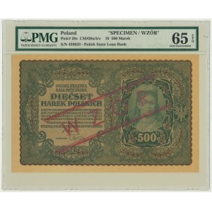 500 marek 1919 - WZÓR - I Serja BB