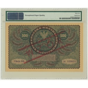 500 marek 1919 - WZÓR - I Serja BB