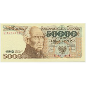 50.000 złotych 1989 - E -