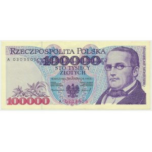 100.000 złotych 1993 - A - pierwsza seria