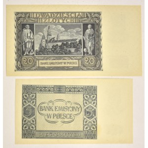 Zestaw, 5-20 złotych 1940-41 (2 szt.)