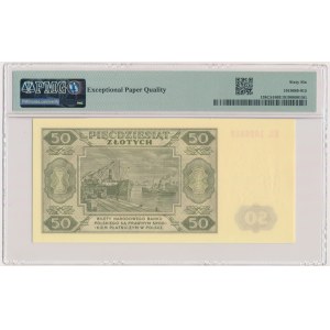 50 złotych 1948 - WZÓR - EL - PMG 66 EPQ