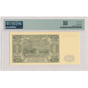 50 złotych 1948 - EL - PMG 64