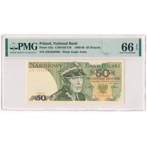 50 złotych 1988 - GB - PMG 66 EPQ - pierwsza seria rocznika
