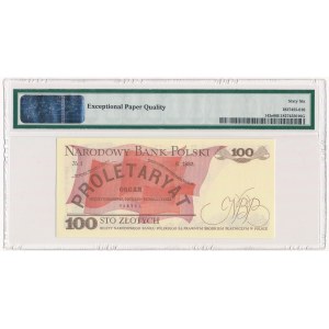 100 złotych 1986 - LP - PMG 66 EPQ - pierwsza seria rocznika