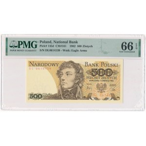 500 złotych 1982 - DL - PMG 66 EPQ