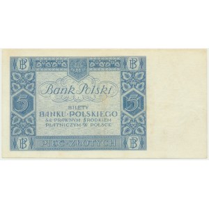 5 złotych 1930 - Ser. Ł. - BARDZO RZADKA SERIA