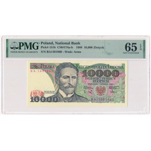 10.000 złotych 1988 - BA - PMG 65 EPQ