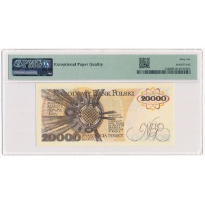 20.000 złotych 1989 - F - PMG 66 EPQ