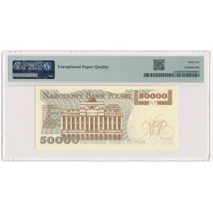 50.000 złotych 1989 - AA - PMG 66 EPQ