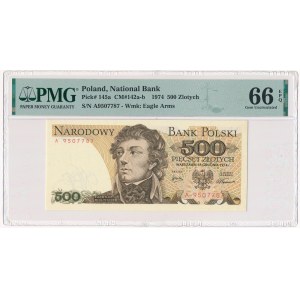 500 złotych 1974 - A - PMG 66 EPQ