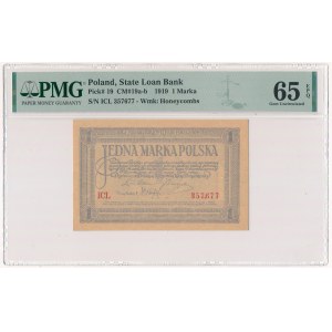 1 marka 1919 - ICL - PMG 65 EPQ