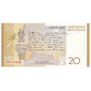 20 złotych 2009 - Juliusz Słowacki -