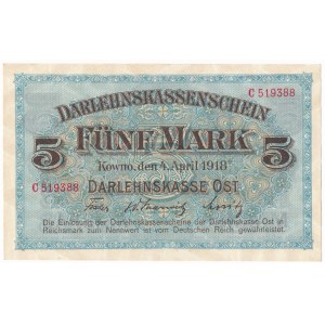 Kowno, 5 mark 1918 - C -