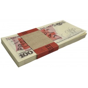 Paczka bankowa 100 złotych 1988 - TP - (100 szt.)