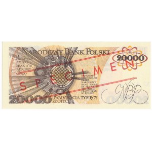 20.000 złotych 1989 - WZÓR - A 0000000 - No.0478 -