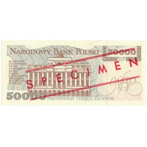 50.000 złotych 1989 - WZÓR - A 0000000 - No.0934 -