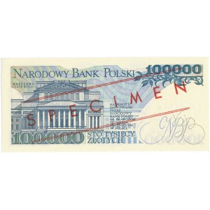 100.000 złotych 1990 - WZÓR - A 0000000 - No. 0880 -