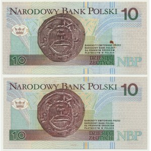 Zestaw, 10 złotych 1994 - DT i FX - (2 szt.)