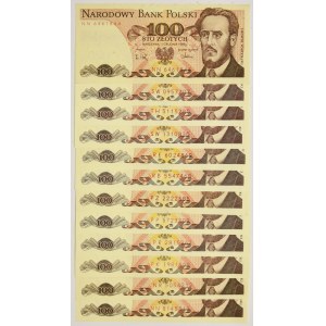 Zestaw, 100 złotych 1988 (12 szt.)