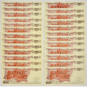 Zestaw, 100 złotych 1988 (25 szt.)