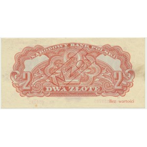 2 złote 1944 ...owym - WZÓR - Aa 658... -