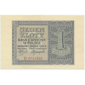 1 złoty 1940 - D -