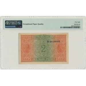 2 marki 1916 - Generał - B - PMG 58 EPQ