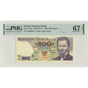 200 złotych 1976 - L - PMG 67 EPQ