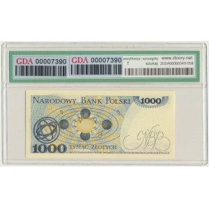 1.000 złotych 1982 - DC - GDA 67 EPQ - pierwsza seria