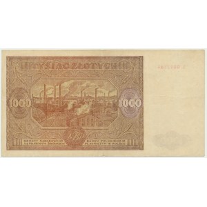 1.000 złotych 1946 - A. - rzadka odmiana