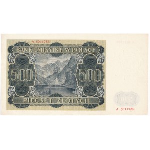 500 złotych 1940 - A -