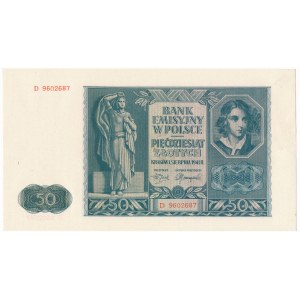 50 złotych 1941 - D -