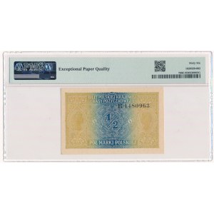 1/2 marki 1916 - Generał - PMG 66 EPQ
