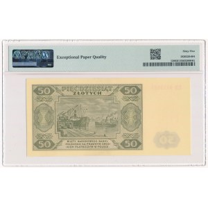 50 złotych 1948 - ED - PMG 65 EPQ