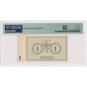 1 Mark 1940 - A - 6 digit series - PMG 66 EPQ